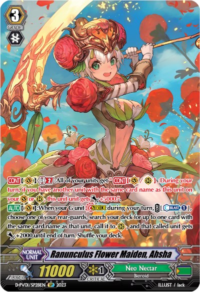 Image of Ranunculus Flower Maiden, Ahsha (D-PV01/SP28EN) [History Collection]