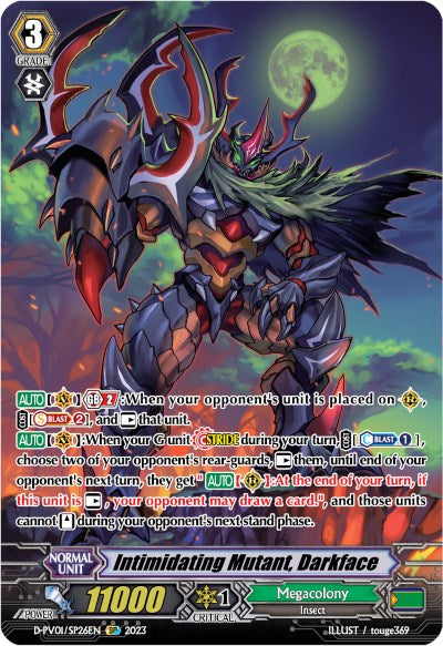 Image of Intimidating Mutant, Darkface (D-PV01/SP26EN) [History Collection]