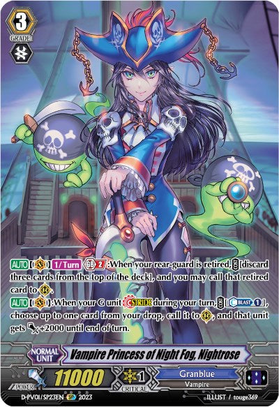 Image of Vampire Princess of Night Fog, Nightrose (D-PV01/SP23EN) [History Collection]