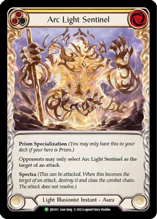 Image of Arc Light Sentinel (Yellow) [JDG011] (Promo)  Cold Foil