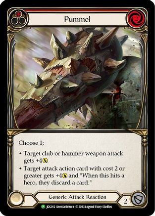 Image of Pummel (Red) [JDG012] (Promo)  Cold Foil