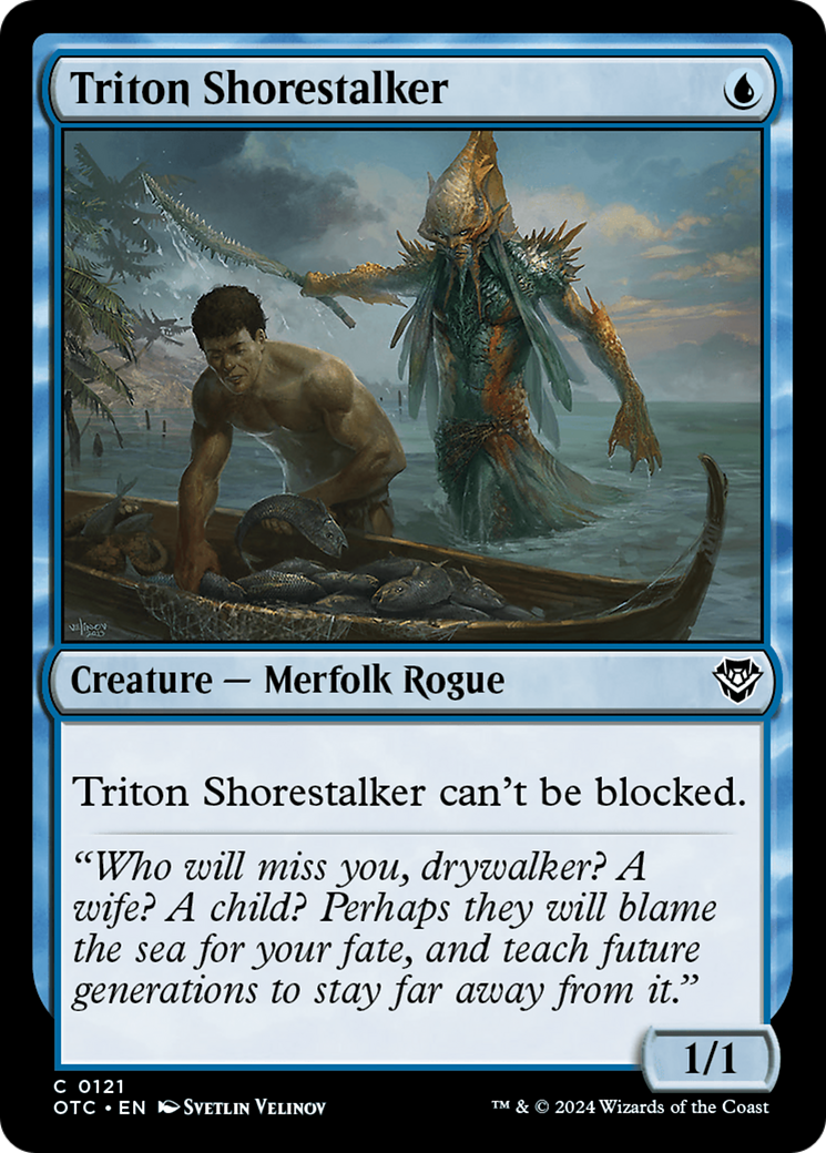 Image of Triton Shorestalker [Outlaws of Thunder Junction Commander]