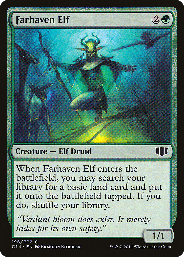 Image of Farhaven Elf [Commander 2014]