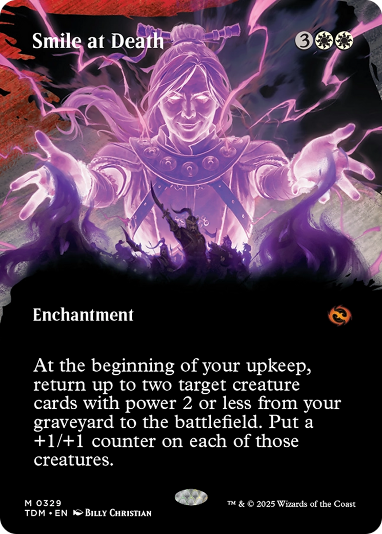 Image of Smile at Death (Borderless) [Tarkir: Dragonstorm]