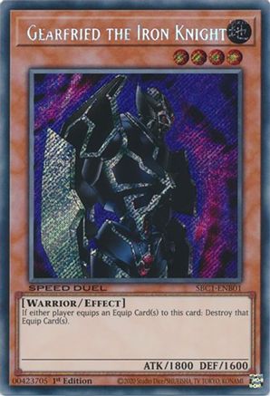 Image of Gearfried the Iron Knight [SBC1-ENB01] Secret Rare