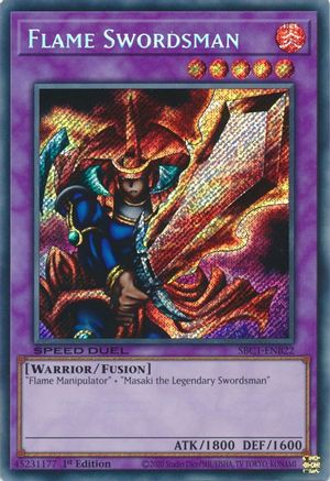 Image of Flame Swordsman [SBC1-ENB22] Secret Rare