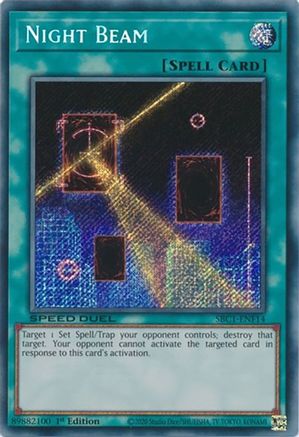 Image of Night Beam [SBC1-ENF14] Secret Rare