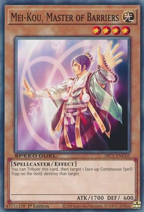 Image of Mei-Kou, Master of Barriers [SBC1-ENG05] Common