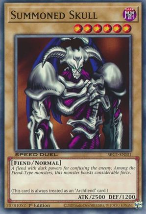 Image of Summoned Skull [SBC1-ENI01] Common