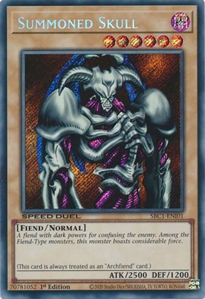 Image of Summoned Skull [SBC1-ENI01] Secret Rare