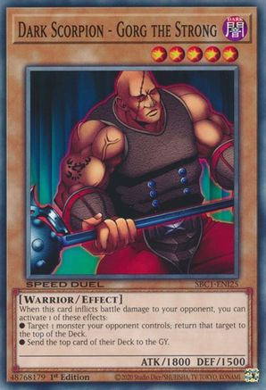 Image of Dark Scorpion - Gorg the Strong [SBC1-ENI25] Common