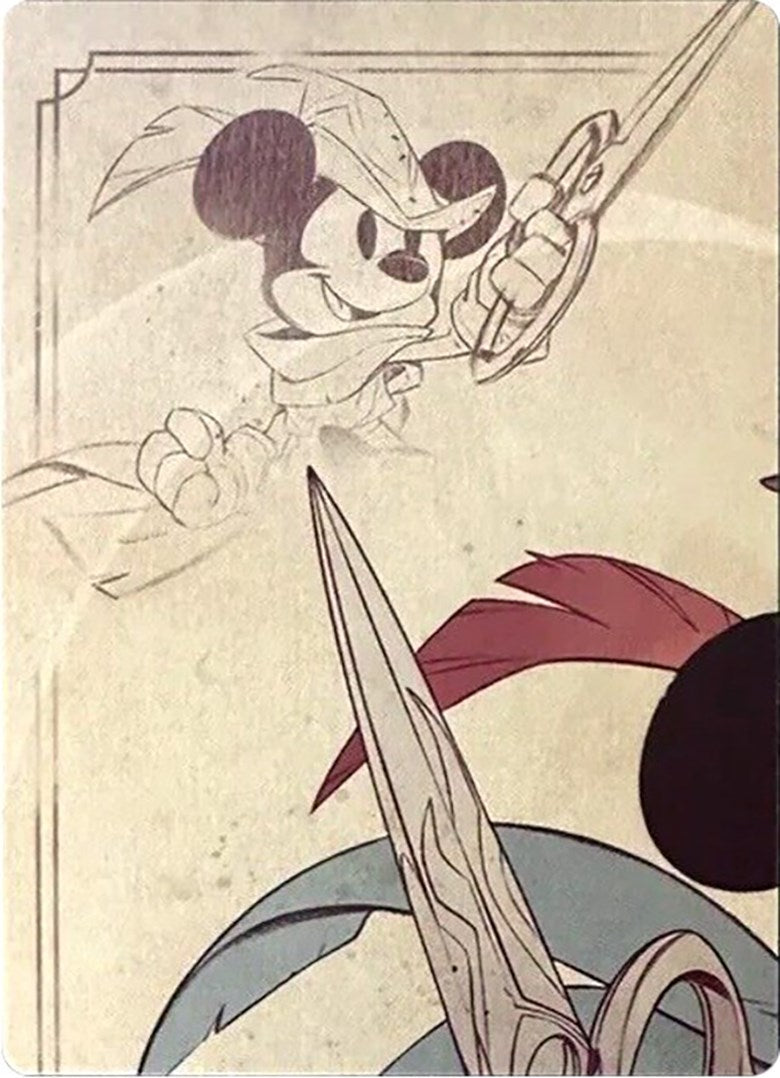 Image of Mickey Mouse - Brave Little Tailor Puzzle Insert (Top Left) [The First Chapter]