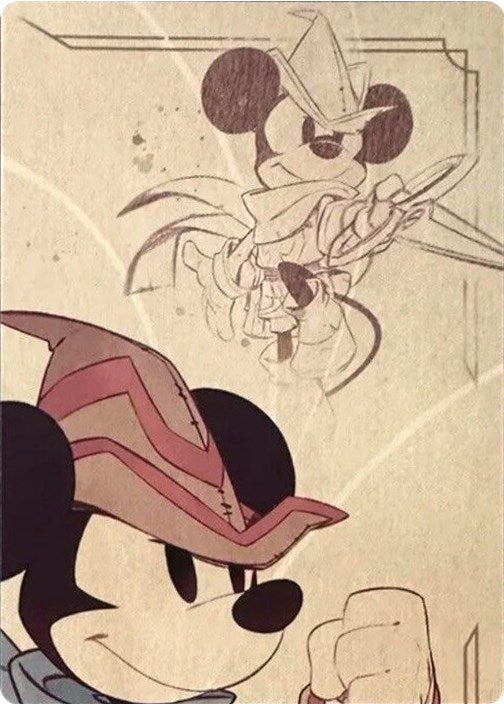 Image of Mickey Mouse - Brave Little Tailor Puzzle Insert (Top Right) [The First Chapter]