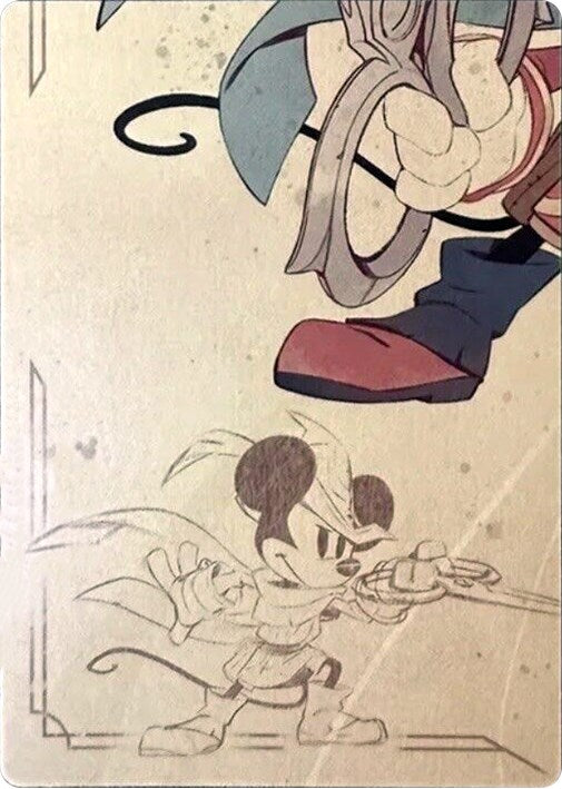 Image of Mickey Mouse - Brave Little Tailor Puzzle Insert (Bottom Left) [The First Chapter]