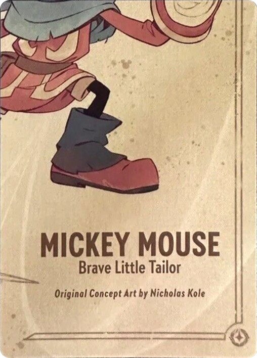 Image of Mickey Mouse - Brave Little Tailor Puzzle Insert (Bottom Right) [The First Chapter]