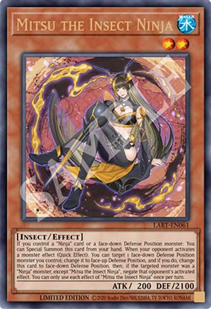 Image of Mitsu the Insect Ninja [LART-EN061] Ultra Rare