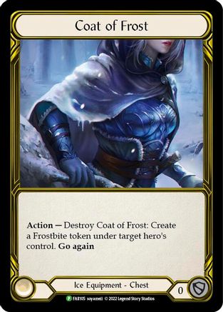 Image of Coat of Frost (Golden) [FAB105] (Promo)  Cold Foil