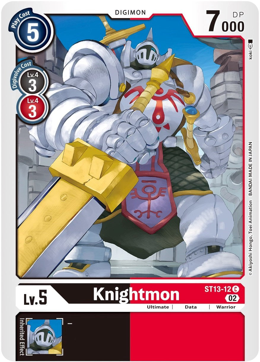 Image of Knightmon [ST13-12] [Starter Deck: Ragnaloardmon]