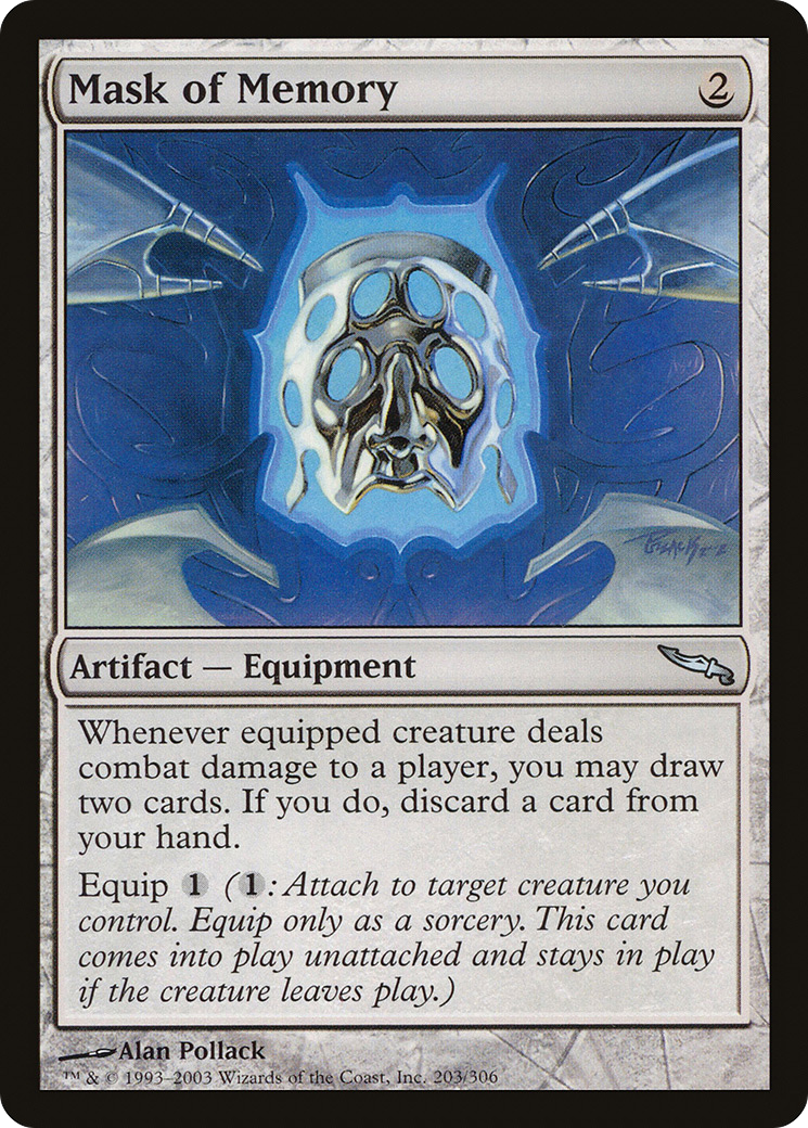 Image of Mask of Memory [Mirrodin]