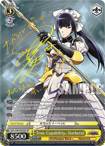 Image of True Capability, Narberal [Nazarick: Tomb of the Undead Vol.2]