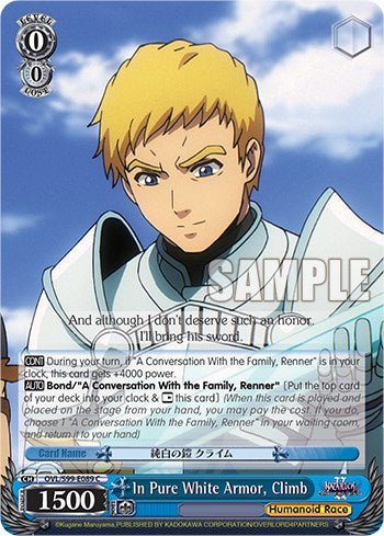 Image of In Pure White Armor, Climb [Nazarick: Tomb of the Undead Vol.2]