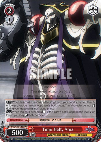 Image of Time Halt, Ainz [Nazarick: Tomb of the Undead Vol.2]