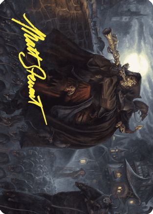 Image of Totentanz, Swarm Piper Art Card (Gold-Stamped Signature) (ASWOE-033) - Art Series: Wilds of Eldraine