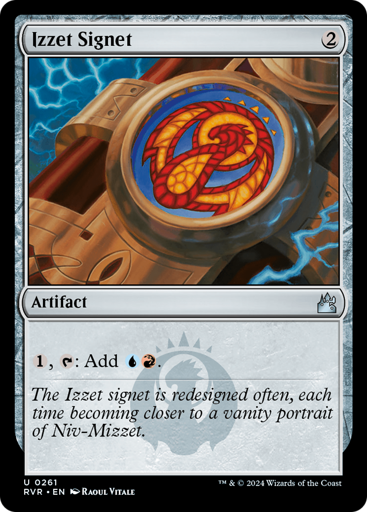 Image of Izzet Signet [Ravnica Remastered]