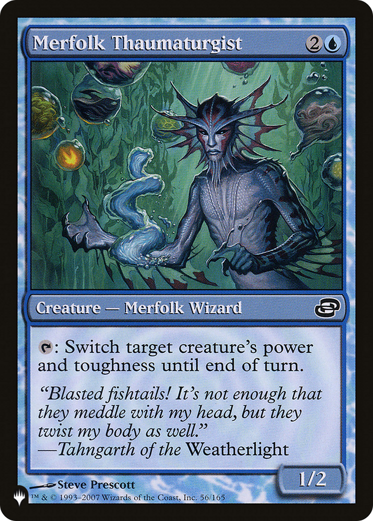 Image of Merfolk Thaumaturgist [The List]