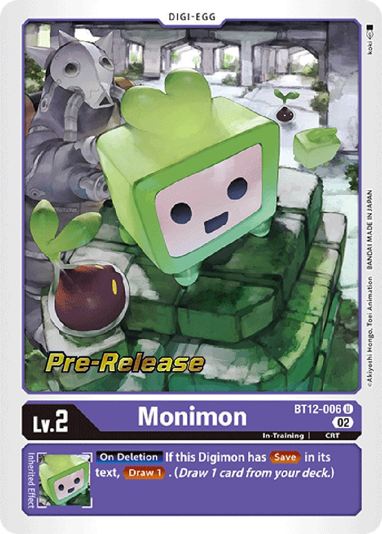 Image of Monimon [BT12-006] [Across Time Pre-Release Cards]