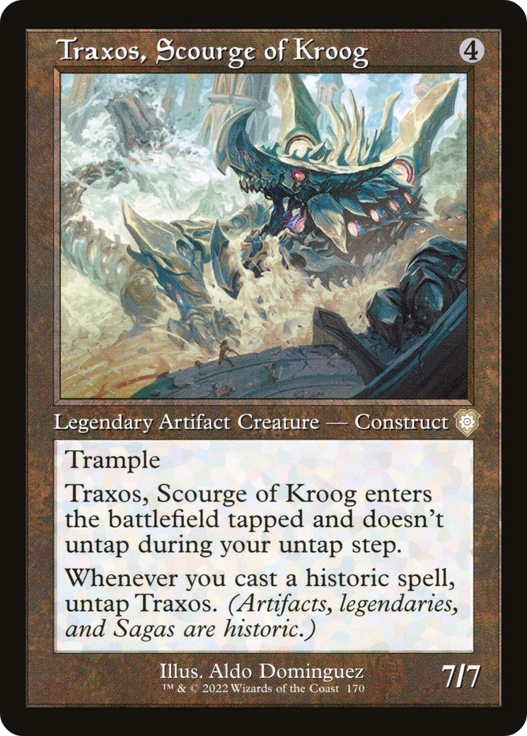 Image of Traxos, Scourge of Kroog (Retro) [The Brothers' War Commander]