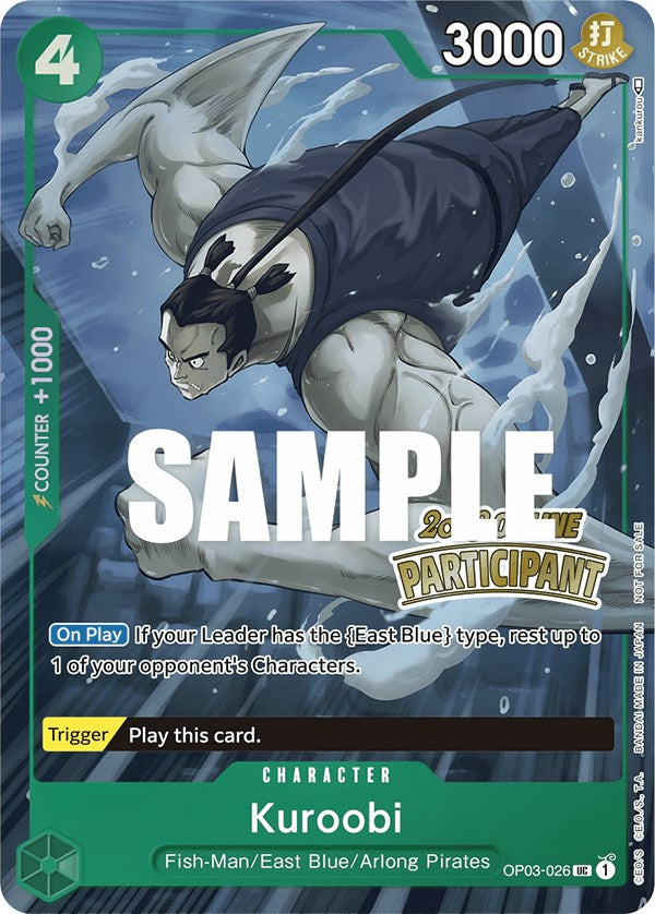 Image of Kuroobi (Online Regional 2023) [Participant] [One Piece Promotion Cards]