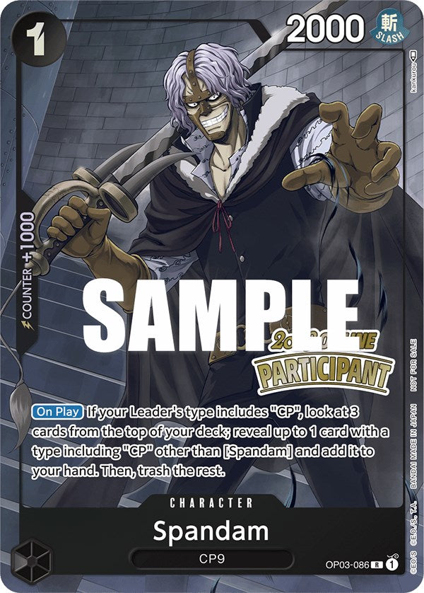 Image of Spandam (Online Regional 2023) [Participant] [One Piece Promotion Cards]