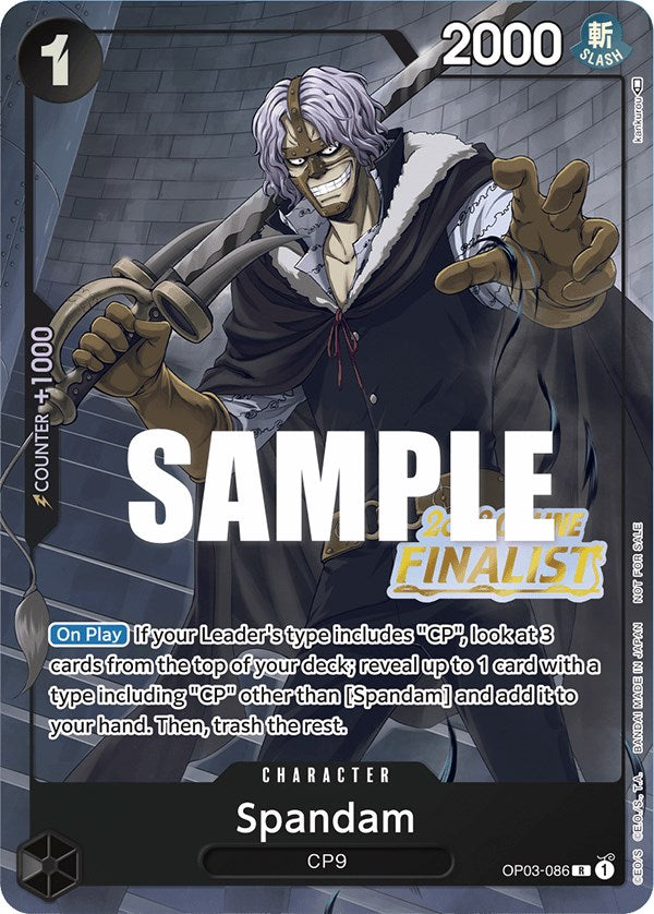 Image of Spandam (Online Regional 2023) [Finalist] [One Piece Promotion Cards]