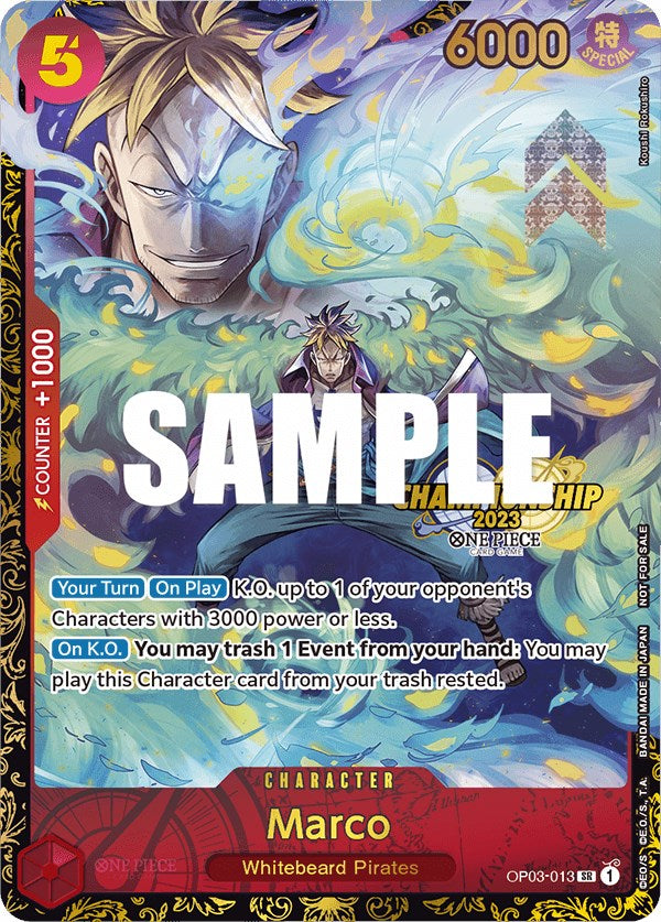 Image of Marco (Championship 2023) [One Piece Promotion Cards]