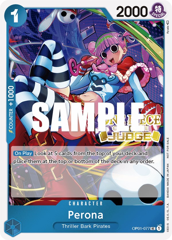 Image of Perona (Judge Pack Vol. 2) [One Piece Promotion Cards]