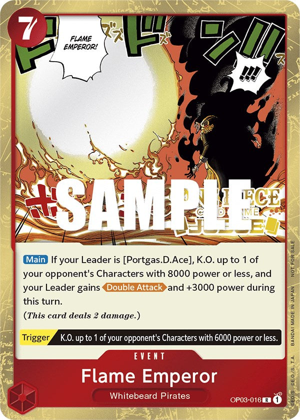 Image of Flame Emperor (Judge Pack Vol. 2) [One Piece Promotion Cards]
