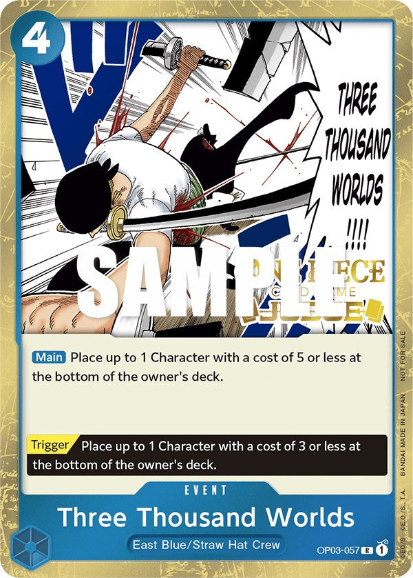 Image of Three Thousand Worlds (Judge Pack Vol. 2) [One Piece Promotion Cards]
