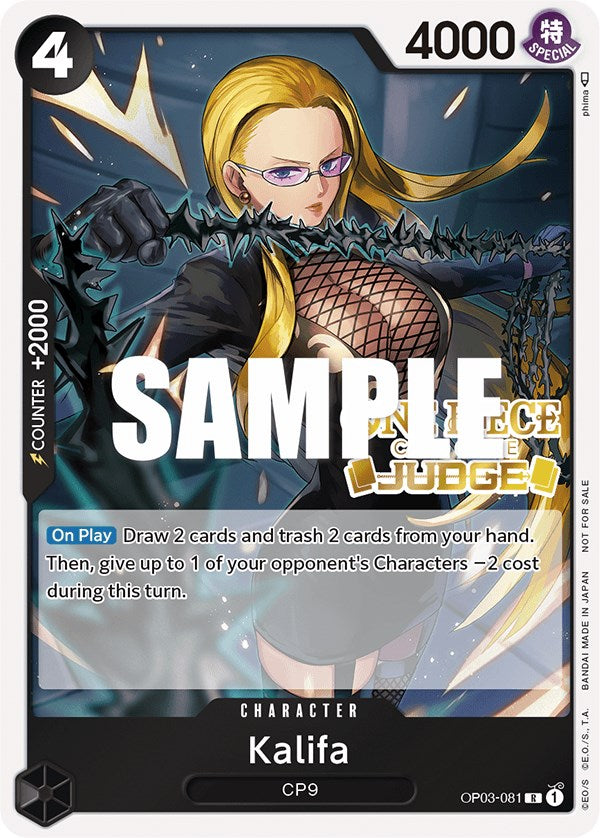 Image of Kalifa (Judge Pack Vol. 2) [One Piece Promotion Cards]