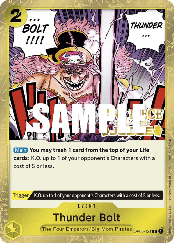 Image of Thunder Bolt (Judge Pack Vol. 2) [One Piece Promotion Cards]