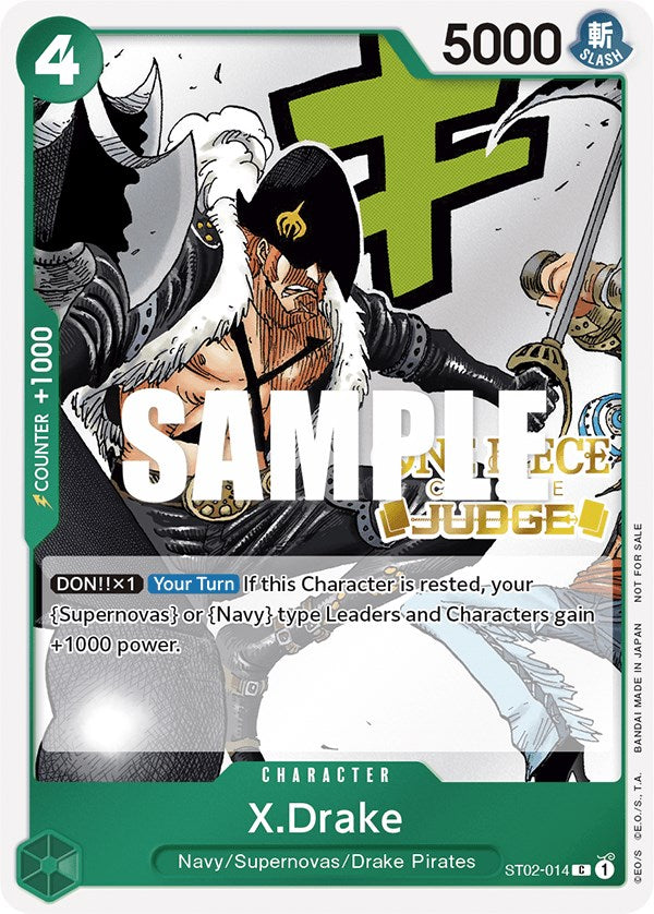 Image of X.Drake (Judge Pack Vol. 2) [One Piece Promotion Cards]