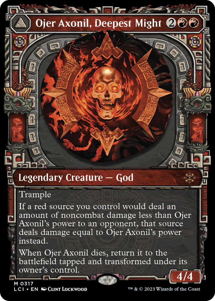 Image of Ojer Axonil, Deepest Might // Temple of Power (Showcase) [The Lost Caverns of Ixalan]