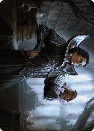 Image of Spiteful Hexmage Art Card (ASWOE-015) - Art Series: Wilds of Eldraine