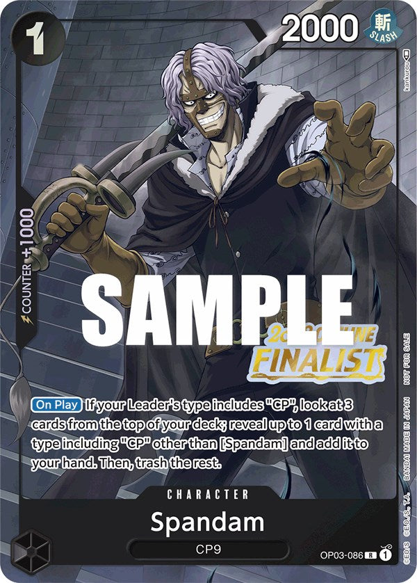 Image of Spandam (Offline Regional 2023) [Finalist] [One Piece Promotion Cards]