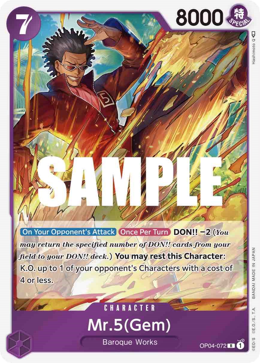 Image of Mr.5(Gem) [Kingdoms of Intrigue]