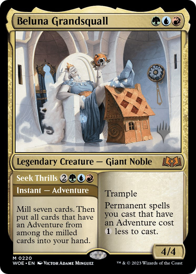 Image of Beluna Grandsquall // Seek Thrills(Promo Pack) [Wilds of Eldraine Promos]