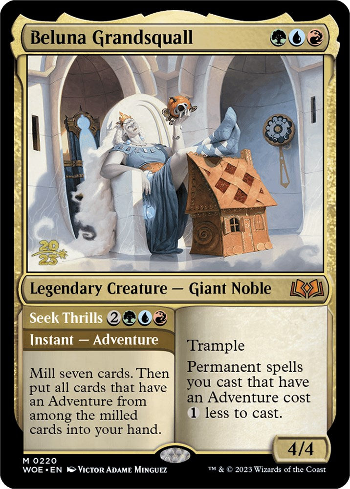 Image of Beluna Grandsquall // Seek Thrills(Promo Pack) [Wilds of Eldraine Promos]