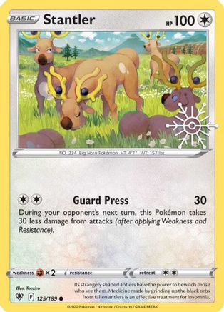 Image of Stantler (125/189) (Holiday Calendar) [Sword & Shield: Astral Radiance]