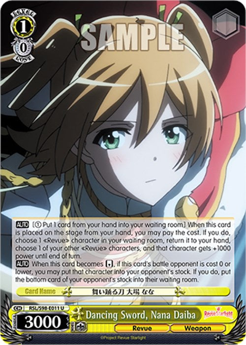 Image of Dancing Sword, Nana Daiba (RSL/S98-E011 U) [Revue Starlight The Movie]