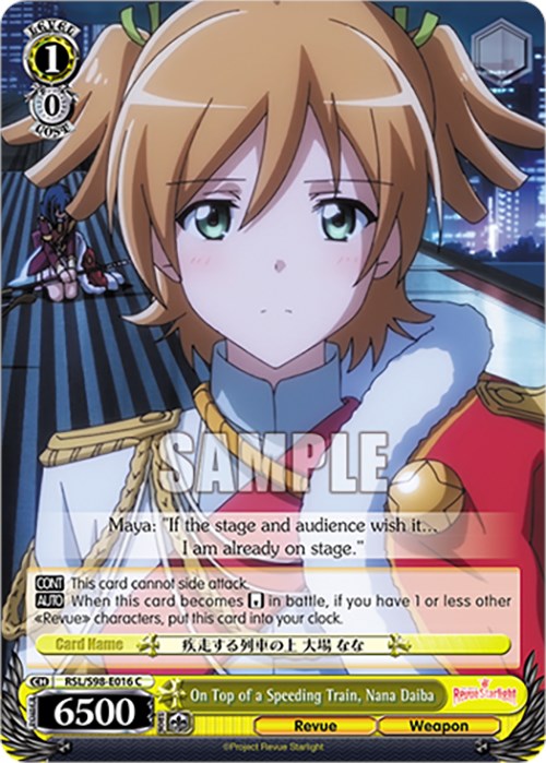 Image of On Top of a Speeding Train, Nana Daiba (RSL/S98-E016 C) [Revue Starlight The Movie]